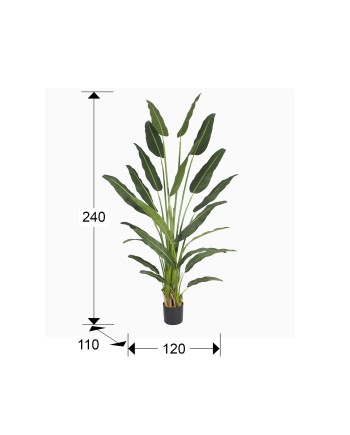 PALMA VIAJERO-PLANTA ARTIFIC H240